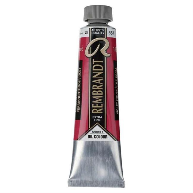 Talens Rembrandt Extra-Fine Yağlı Boya 40 ml Seri 3 Permanent Red Violet 567 - 1