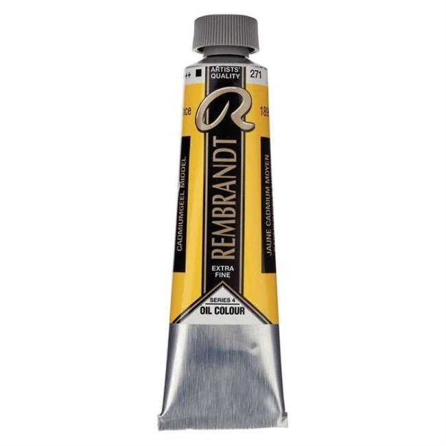 Talens Rembrandt Extra-Fine Yağlı Boya 40 ml Seri 4 Cadmium Yellow Medium 271 - 1
