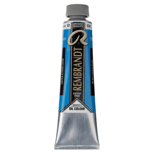 Talens Rembrandt Extra-Fine Yağlı Boya 40 ml Seri 5 Cerulean Blue 534 - 37