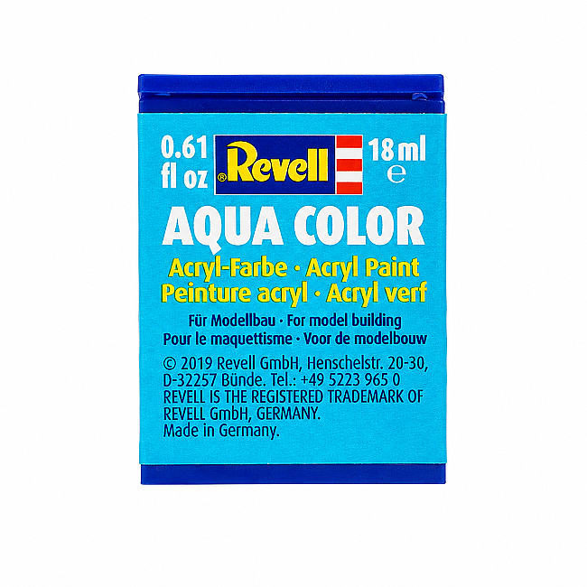Revell Aqua Color Maket Boyası 18 ml Grey Matt N:36157 - 1