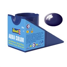 Revell Aqua Color Maket Boyası 18 ml Night Blue Gloss N:36154 - REVELL