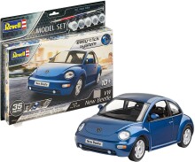 Revell Easy Click Maket Araba 1:24 Ölçek VW New Beetle Boyalı Set N:07643 - 2
