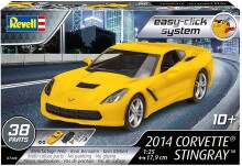Revell Easy Click Maket Araba 1:25 Ölçek 2014 Corvette Stingray N:7449 - 3