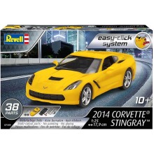 Revell Easy Click Maket Araba 1:25 Ölçek 2014 Corvette Stingray N:7449 - Revell