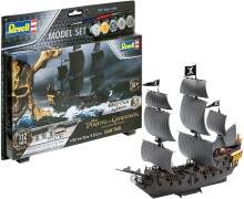 Revell Easy Click Maket Gemi 1:150 Ölçek Pirates of the Caribbean Black Pearl Boyalı Set N:05499 - REVELL (1)