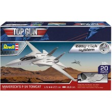 Revell Maket Easy Clıck Askeri Uçak N:04966 1/72 Maverıck’S F-14 Tomcat Top Gun - Revell