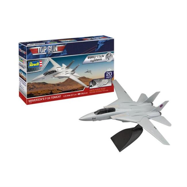 Revell Easy Click Maket Uçak 1:72 Ölçek Meverick’s F14 Tomcat N:4966 - 1