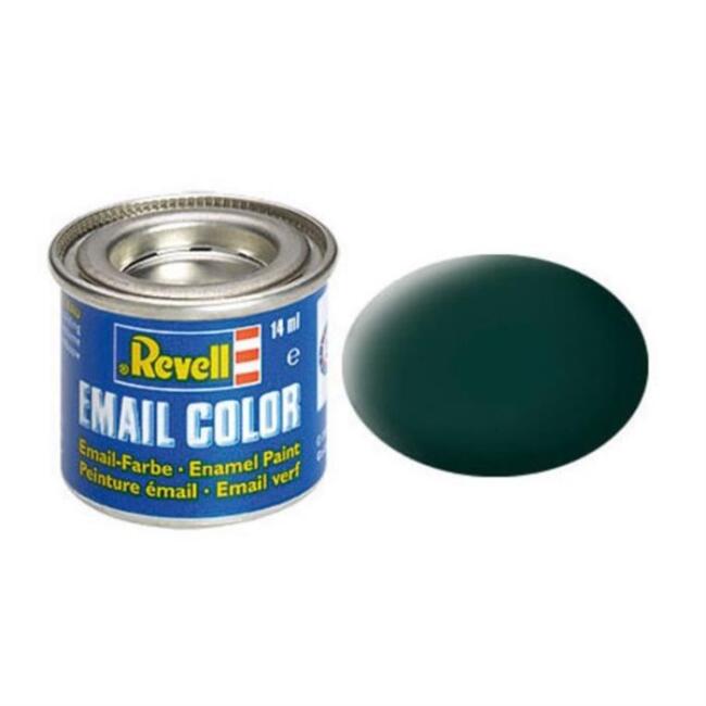 Revell Email Color Maket Boyası 14 ml Black Green Matt N:40 - 1