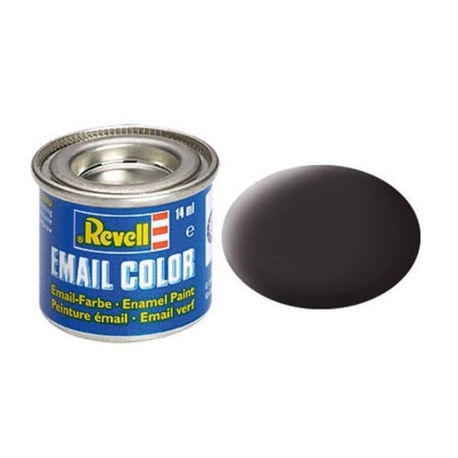 Revell Email Color Maket Boyası 14 ml Tar Black Matt N:6 - 1