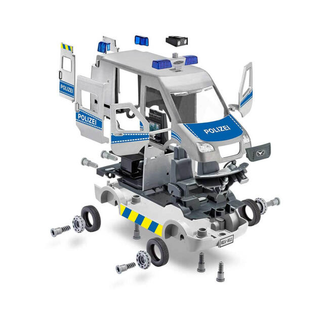 Revell Junior Kit Polis Minibüsü 26 cm N:00811 - 3