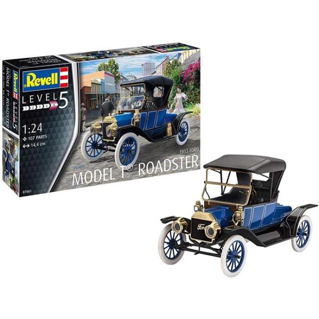 Revell Maket Araba 1:24 Ölçek 1913 Ford Model T Roadster - 1