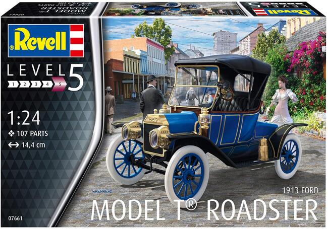 Revell Maket Araba 1:24 Ölçek 1913 Ford Model T Roadster - 3