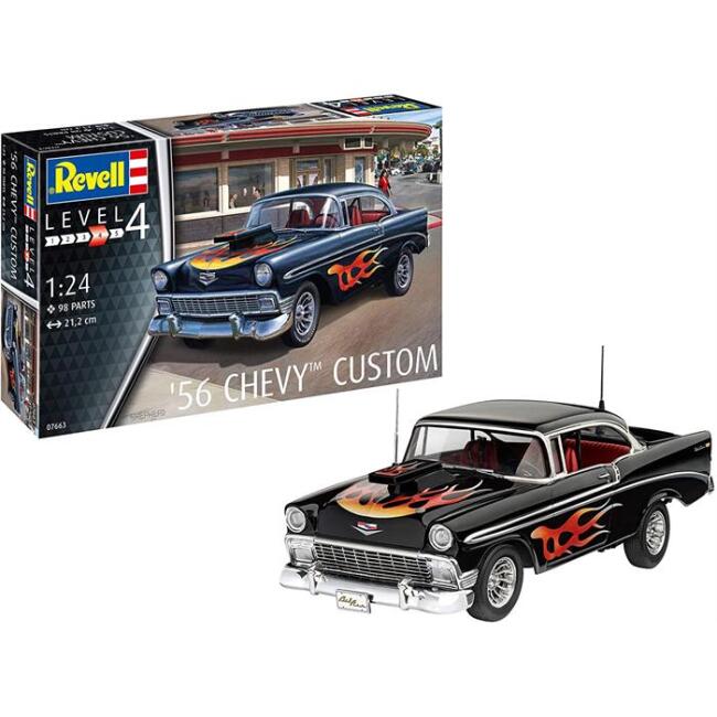 Revell Maket Araba 1:24 Ölçek 1956 Chevy Custom - 1