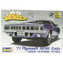Revell Maket Araba 1:24 Ölçek 1971 Plymouth HEMI Cuda 426 - Revell