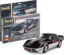 Revell Maket Araba 1:24 Ölçek 1978 Corvette Indy Pace Car Boyalı Set - Revell (1)