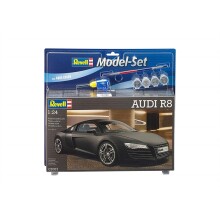 Revell Maket Araba 1:24 Ölçek Audi R8 Boyalı Set - Revell