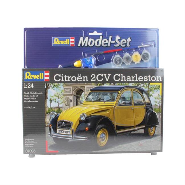 Revell Maket Araba 1:24 Ölçek Citroen 2CV Charleston Boyalı Set - 1