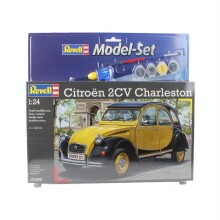 Revell Maket Araba 1:24 Ölçek Citroen 2CV Charleston Boyalı Set - Revell