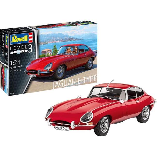 Revell Maket 1:24 Ölçek Araba Jaguar E-Type - 1