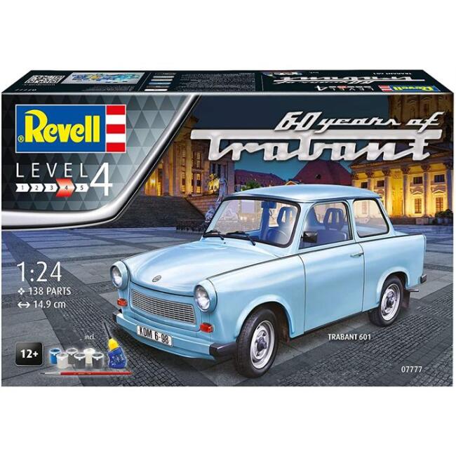 Revell Maket Araba 1:24 Ölçek Trabant 601 Boyalı Set - 3