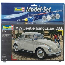 Revell Maket Araba 1:24 Ölçek VW Beetle Limousine 1968 Boyalı Set - Revell