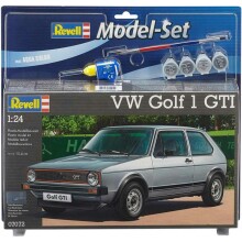 Revell Maket Araba 1:24 Ölçek VW Golf 1 GTI Boyalı Set - 1