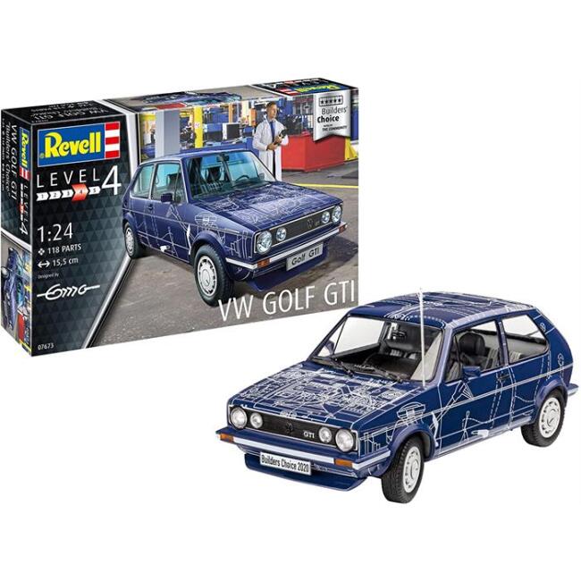 Revell Maket Araba 1:24 Ölçek VW Golf Gti - 1