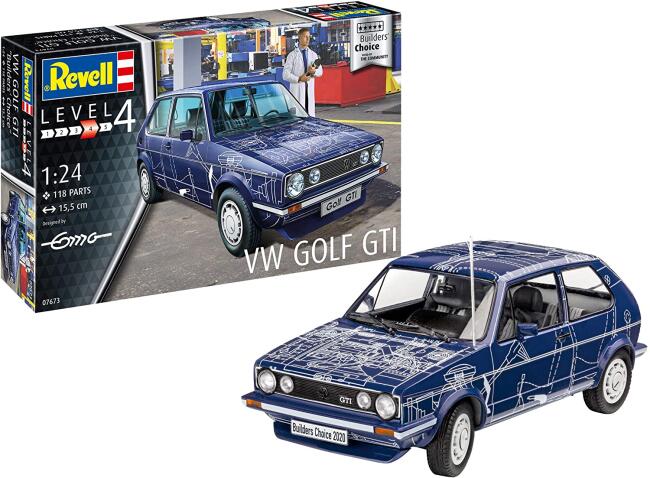 Revell Maket Araba 1:24 Ölçek VW Golf Gti - 2