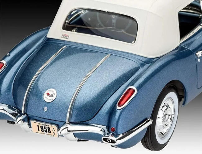 Revell Maket Araba 1/25 N:07037 58 Corvette Roadster - 5
