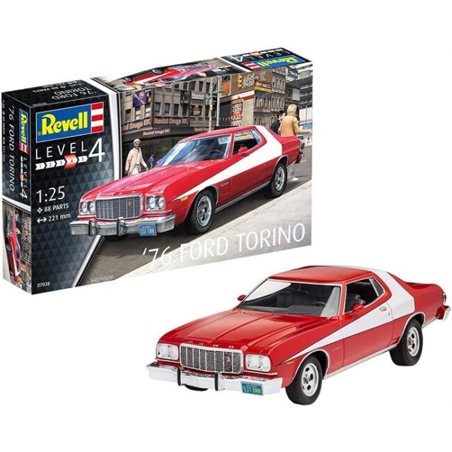 Revell Maket Araba 1/25 N:07038 76 Ford Torıno - 3