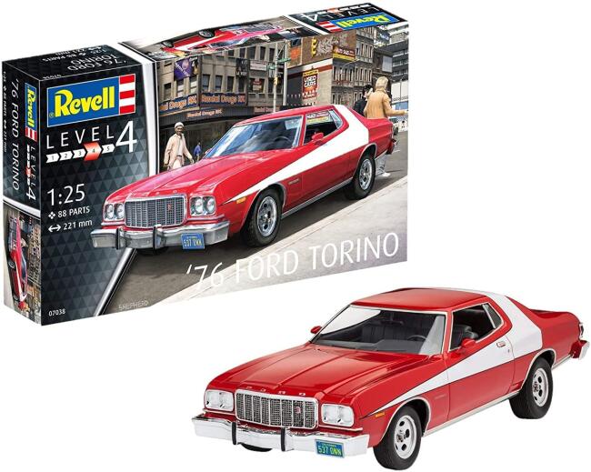 Revell Maket Araba 1/25 N:07038 76 Ford Torıno - 2