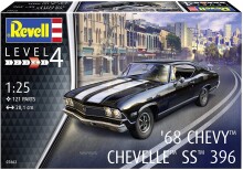 Revell Maket Araba 1:25 Ölçek 1968 Chevy Chevelle SS 396 - 2