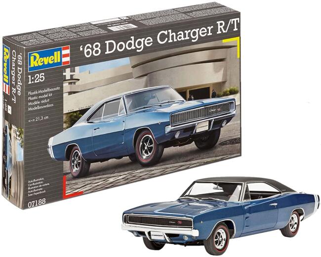 Revell Maket Araba 1:25 Ölçek 1968 Dodge Charger R/T - 2
