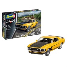 Revell Maket Araba 1:25 Ölçek 1969 Ford Mustang Boss 302 - Revell