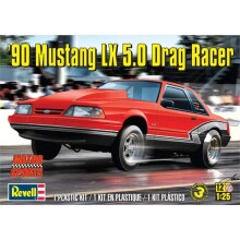 Revell Maket Araba 1:25 Ölçek 1990 Mustang LX 5.0 Drag Racer - Revell