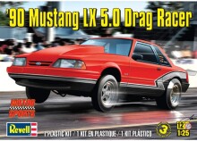 Revell Maket Araba 1:25 Ölçek 1990 Mustang LX 5.0 Drag Racer - Revell (1)