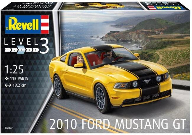 Revell Maket Araba 1:25 Ölçek 2010 Ford Mustang GT - 2