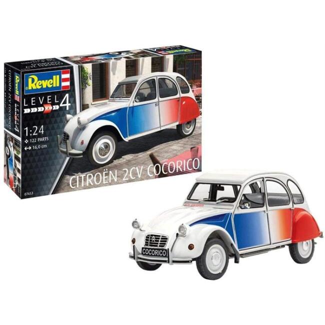 Revell Maket Araba 1:25 Ölçek Citroen 2CV Cocorico - 1