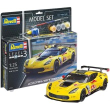 Revell Maket Araba 1:25 Ölçek Corvette C7.R Boyalı Set - Revell