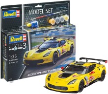 Revell Maket Araba 1:25 Ölçek Corvette C7.R Boyalı Set - 3