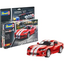 Revell Maket Araba 1:25 Ölçek Dodge Viper Gts Boyalı Set - 1
