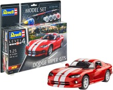Revell Maket Araba 1:25 Ölçek Dodge Viper Gts Boyalı Set - 2