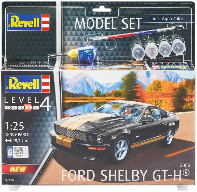 Revell Maket Araba 1:25 Ölçek Ford Shelby GT-H 2006 Boyalı Set - 2