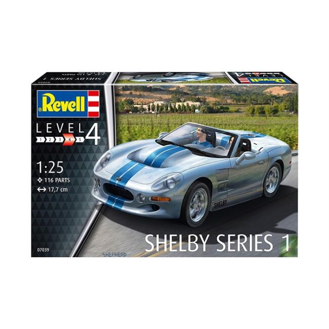 Revell Maket Araba 1:25 Ölçek Shelby Series 1 - 1