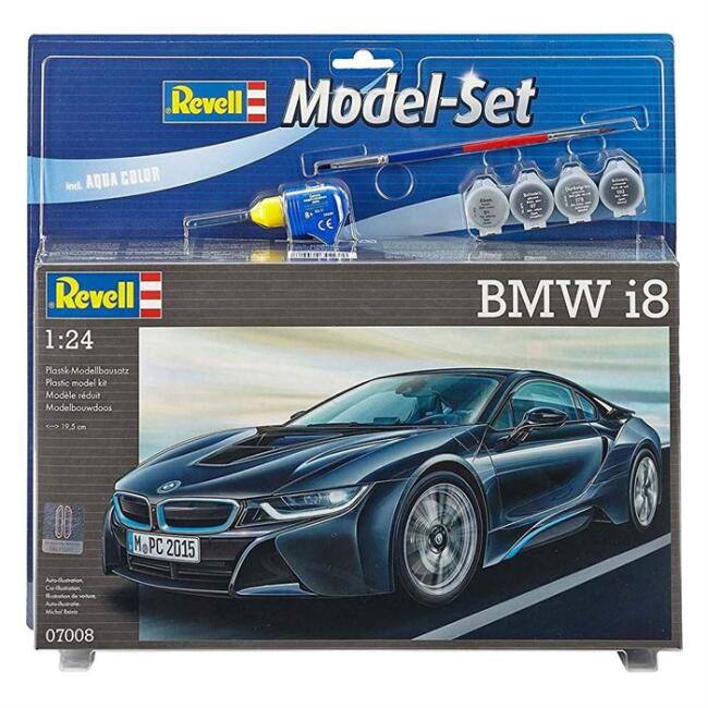 Revell Maket Araba Boyalı Set 1/24 N:67008 Bmw I8 - 3