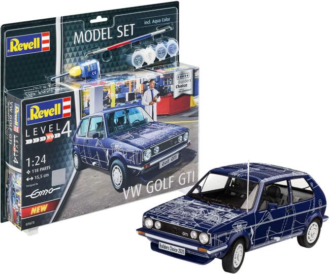 Revell Maket Araba Boyalı Set 1/24 N:67673 Vw Golf Gtı - 2