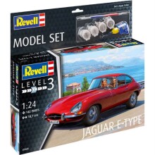 Revell Maket 1:24 Ölçek Araba Boyalı Set Jaguar E Type Coupe - Revell