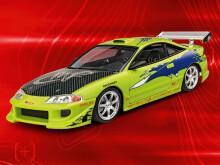 Revell Fast & Furious Brian's 1995 Mitsubishi Eclipse Maket Araba 1:25 Ölçek 67691 - Revell (1)