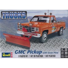 Revell Maket Araba M 1/24 N:85-7222 Trucks Cmc Pıckup Wıth Snow Plow - Revell