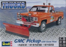 Revell Maket Araba M 1/24 N:85-7222 Trucks Cmc Pıckup Wıth Snow Plow - Revell (1)